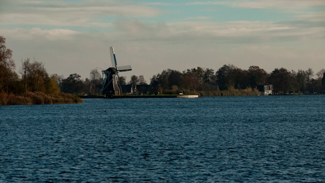 molen met landschap